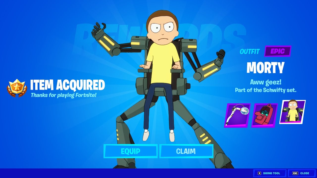 Say Hello To MORTY in Fortnite