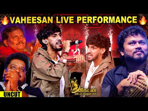 🔥Vaheesan Goosebumps Performance🤩 at Vikatan Digital Awards 2025 | Vaheesan UNCUT | Cinema Vikatan