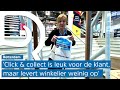 Afhalen bij de winkel is leuk voor de klant maar levert winkelier weinig op.