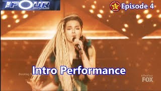 The Four  Intro Performance  by Zhavia Tim Jason  &amp; Rell The Four S01E04 Ep 4