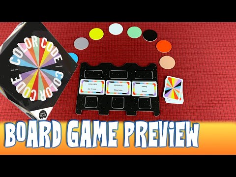 Color Code Board Game Preview