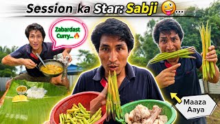 Taso Bibar And Pork Meat Recipe 😋 || Session ka Star: SABJI...🔥 || Swmkwr AvTr || #vlog