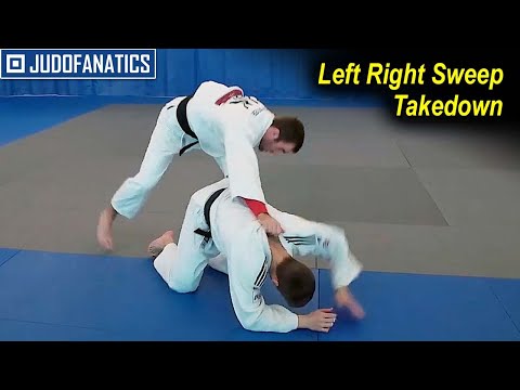 Left Right Sweep Takedown by Antoine Valois Fortier