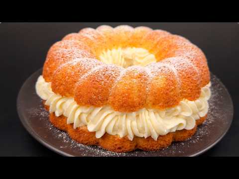 A real Italian cake that melts in your mouth in 5 minutes! Grandma's lemon cake!