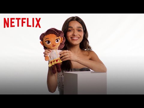 Thumbnail of the video: Rachel Zegler Unboxes Spellbound Toys