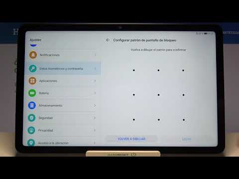 Cómo bloquear Huawei MatePad 10.4 con contraseña - configurar pantalla de bloqueo