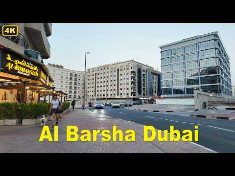 Dubai Al Barsha Streets | Evening Walking Tour | 14 June 2025