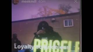 Meek Mill Co-Signs Robin Banks Playing His Video 'Priceless' On His Instagram