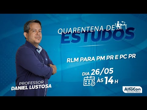 AO VIVO - Aula de Raciocínio Logico Matemático para DEPEN e PC PR - AlfaCon