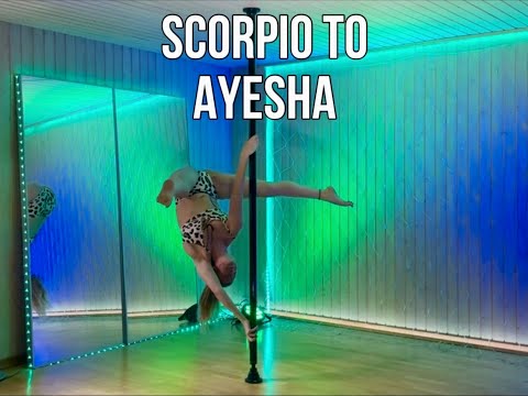 Inside Leg Hang to Ayesha Combo - Easy Pole Dance Tutorials - Advanced Level