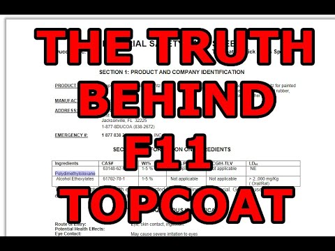 F11 Topcoat - Myths and Truths behind it - Improves Gas mileage?!?!