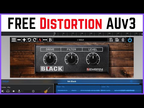Free DISTORTION plugin for iPad/iPhone | Nembrini Black