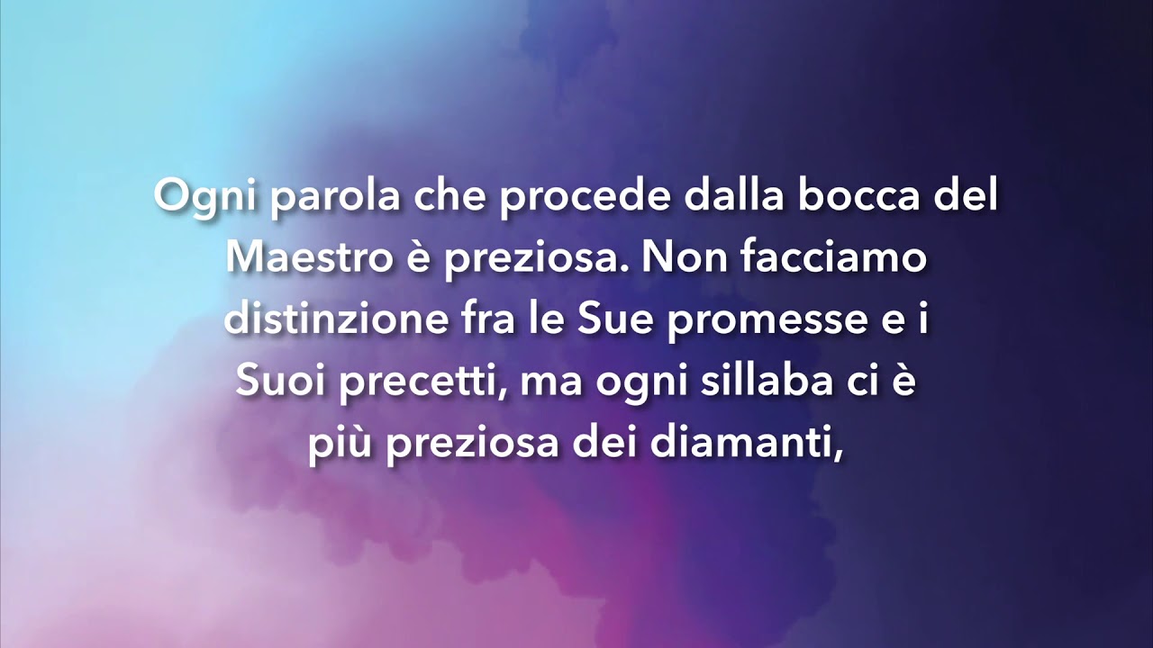 Meditazione Calendario "Parole di Vita" del 30 luglio 2019