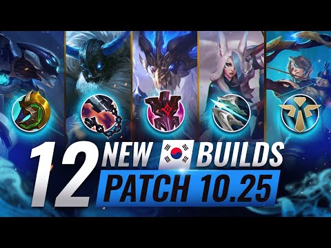 12 NEW BROKEN Korean Builds YOU SHOULD ABUSE in PRESEASON - League of Legends Patch 10.25