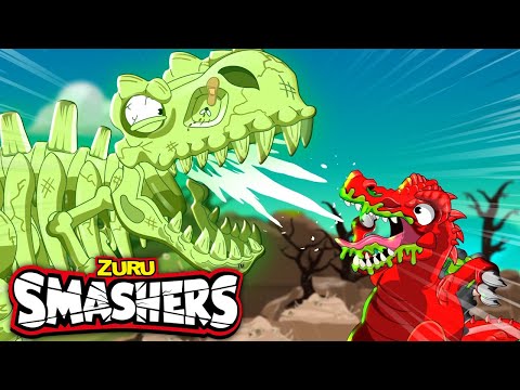 Toxic Wasteland + more SMASHERS! | ZURU | Smashers World | Cartoons for Kids | Action Cartoon