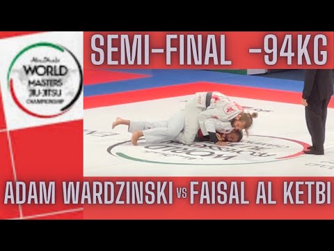 Adam Wardzinski vs Faisal Al Ketbi- Abu Dhabi World Masters Jiu Jitsu Championship 2020. Semi -94kg.