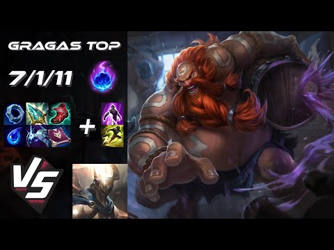 TOP Gragas vs Pantheon - EU Challenger Patch 25.S1.7