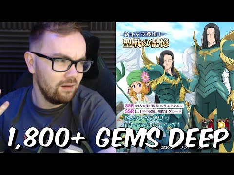 FINAL $400 SUMMON - 1,800 GEMS FOR THE BIGGEST WHALE CHARACTER 6/6 - Seven Deadly Sins: Grand Cross