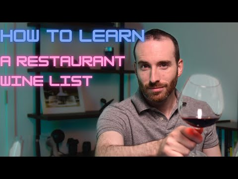 How to Learn a Restaurant Wine List - Server Tips and Tricks