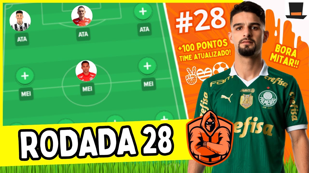 RODADA #28 - CARTOLA FC 2024 | TIME ATUALIZADO