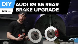 Audi S5 Rear Brake Rotor & Pad Replacement DIY(2018-2025 Audi B9 S4, S5 Sportback, Convertible, SQ5)