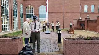 Gilmer County Sheriff's Office Brett Dickey Memorial Ceremony