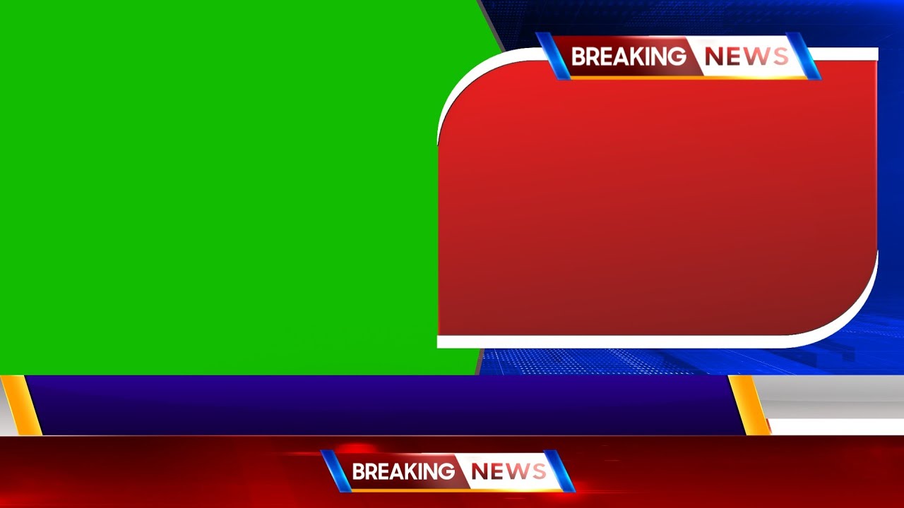 Breaking news green screen free download