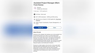 Join Persona: Assistant Project Manager Position Available!