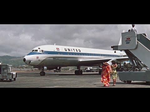 "Blue Hawaii" (1961). Douglas DC-8-21 | N8023U | N8024U | Honolulu International Airport (HNL/PHNL)