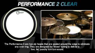 Video thumbnail for Performance II Clear Drumheads by AquarianDrumheads