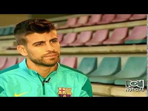 Gerard Piqué habla de Shakira en RCN