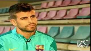 Gerard Piqué habla de Shakira en RCN