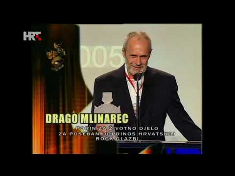 Porin 2005: Životno djelo za poseban doprinos hrvatskoj rock glazbi - Drago Mlinarec
