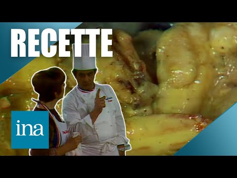 Recette : Potage poireaux pommes de terre & volaille à la crème de Bocuse | INA Les Recettes Vintage