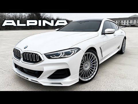 2023 BMW Alpina B8 Gran Coupe Walkaround Review + Exhaust Sound & Launch