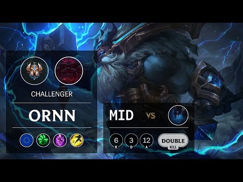 Ornn Mid vs Nocturne - EUW Challenger Patch 9.24