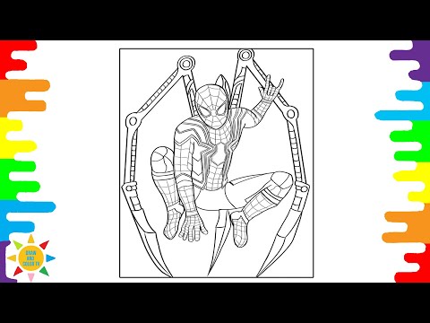 Iron Spider Man Spiderman Coloring | DEAF KEV - Invincible [NCS Release]