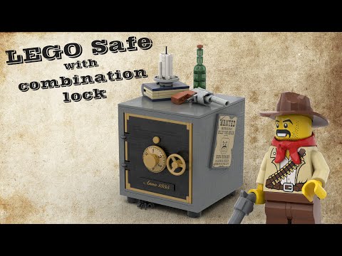 Vidéo LEGO Bricklink 910016 : Le coffre-fort du shérif
