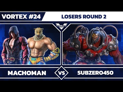[Vortex #24] RiB | MachoMan vs SubZero450 - Losers Round 2 - Tekken 7