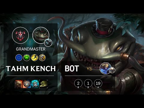 Tahm Kench Bot vs Ezreal - EUW Grandmaster Patch 10.20