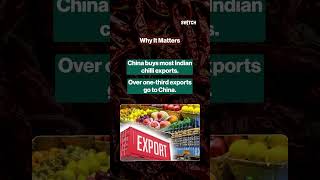 China Blocks Indian Chilli Exports #shorts #china #chilli #export #india