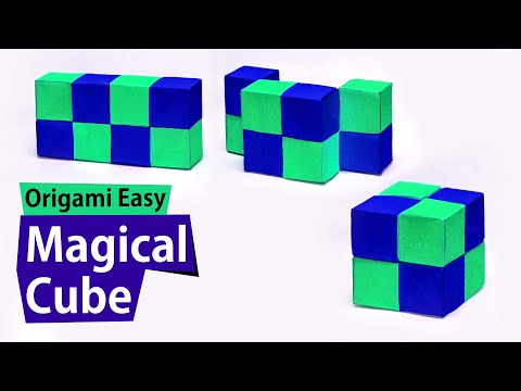 Origami Transformation Magic Cube Easy