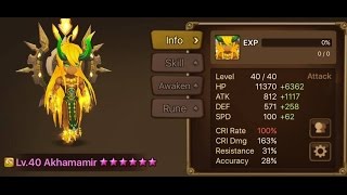Amir (Wind Ifrit) Test - Summoners War