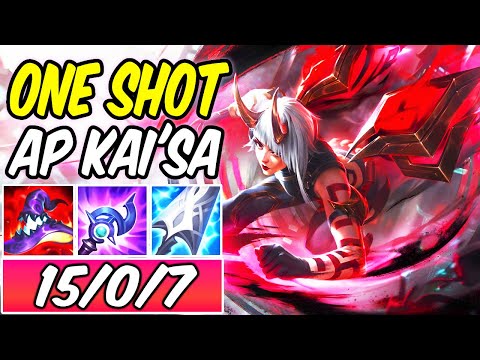 *ONE-SHOT* AP KAI'SA MID - INKSHADOW KAI'SA GAMEPLAY | Build & Runes S13 | League of Legends