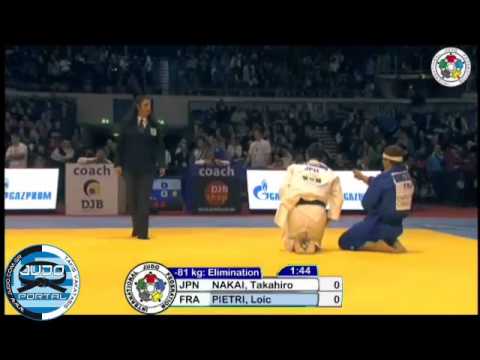 Judo Grand Prix Dusseldorf 2012 -81kg NAKAI Takahiro (JPN)-PIETRI (FRA)