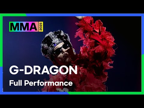 [#MMA2025] G-DRAGON - DRAMA+POWER+HOME SWEET HOME+TOO BAD+삐딱하게(Crooked) (4K) | #GD #지드래곤 #20251220