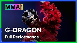 [#MMA2025] G-DRAGON - DRAMA+POWER+HOME SWEET HOME+TOO BAD+삐딱하게(Crooked) (4K) | #GD #지드래곤 #20251220