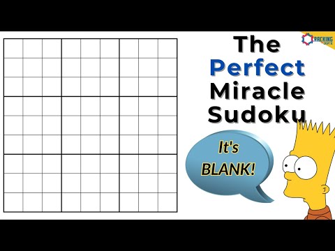 The Perfect Miracle Sudoku - YouTube