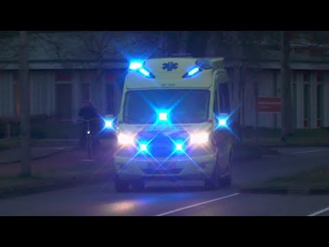 [Wail] A1, Novaris XL Ambulance 02-107 Stiens naar het Medisch Centrum Leeuwarden