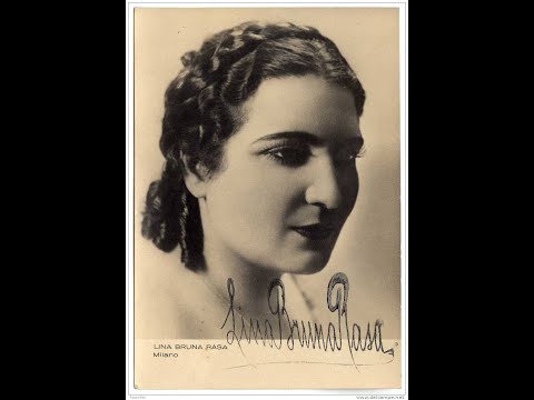 Giordano: Andrea Chénier  -  La mamma morta -  Lina Bruna Rasa, soprano; Lorenzo Molajoli, direttore